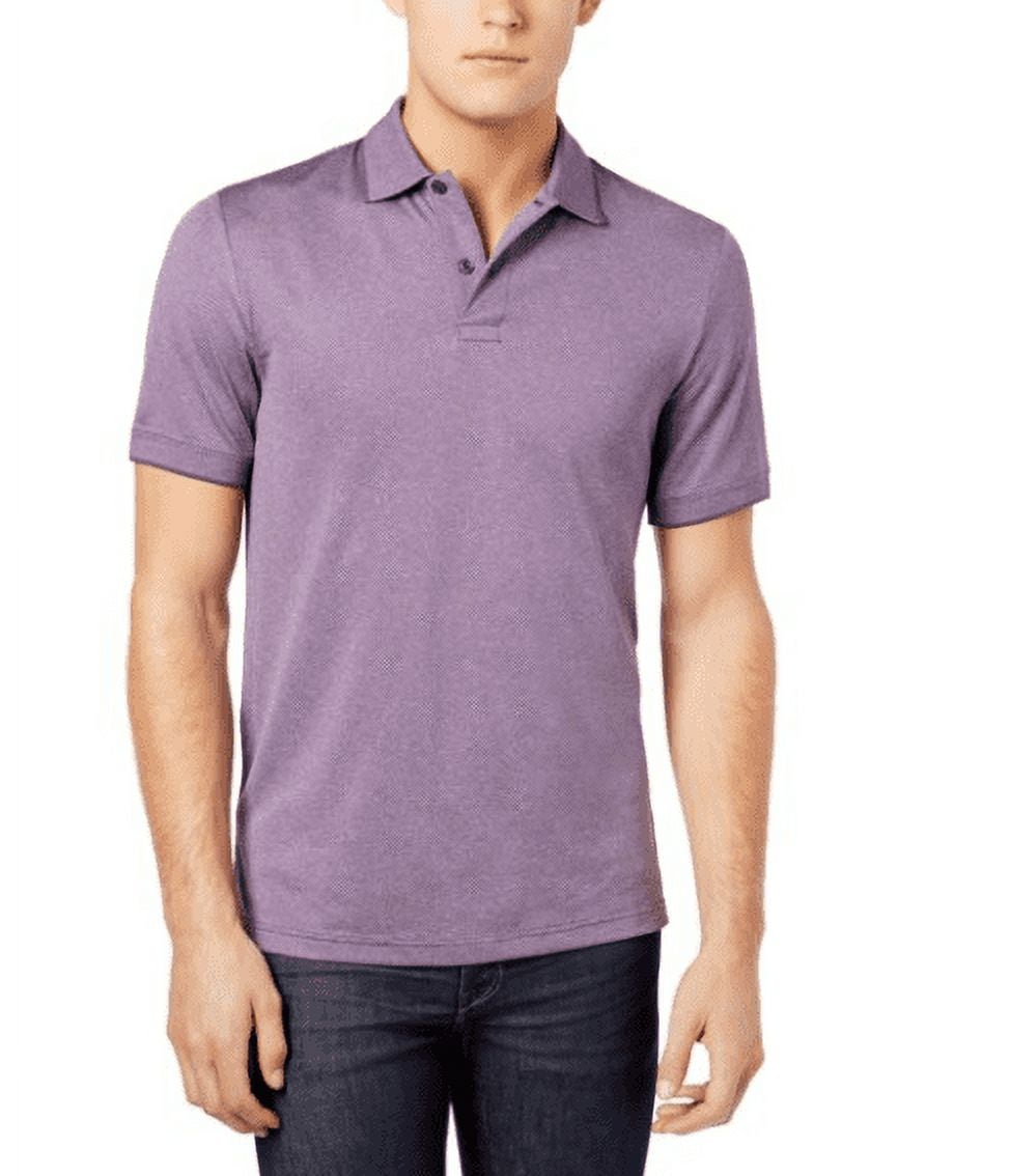 32 Degrees Cool Men s Performance Polo Shirts 2 Pack Gray Purple