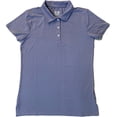 thumbnail image 1 of 32 DEGREES Cool Women's Sun Protection UPF 50+ Short Sleeve Polo Shirt (Heather Dark Mauve,M), 1 of 1