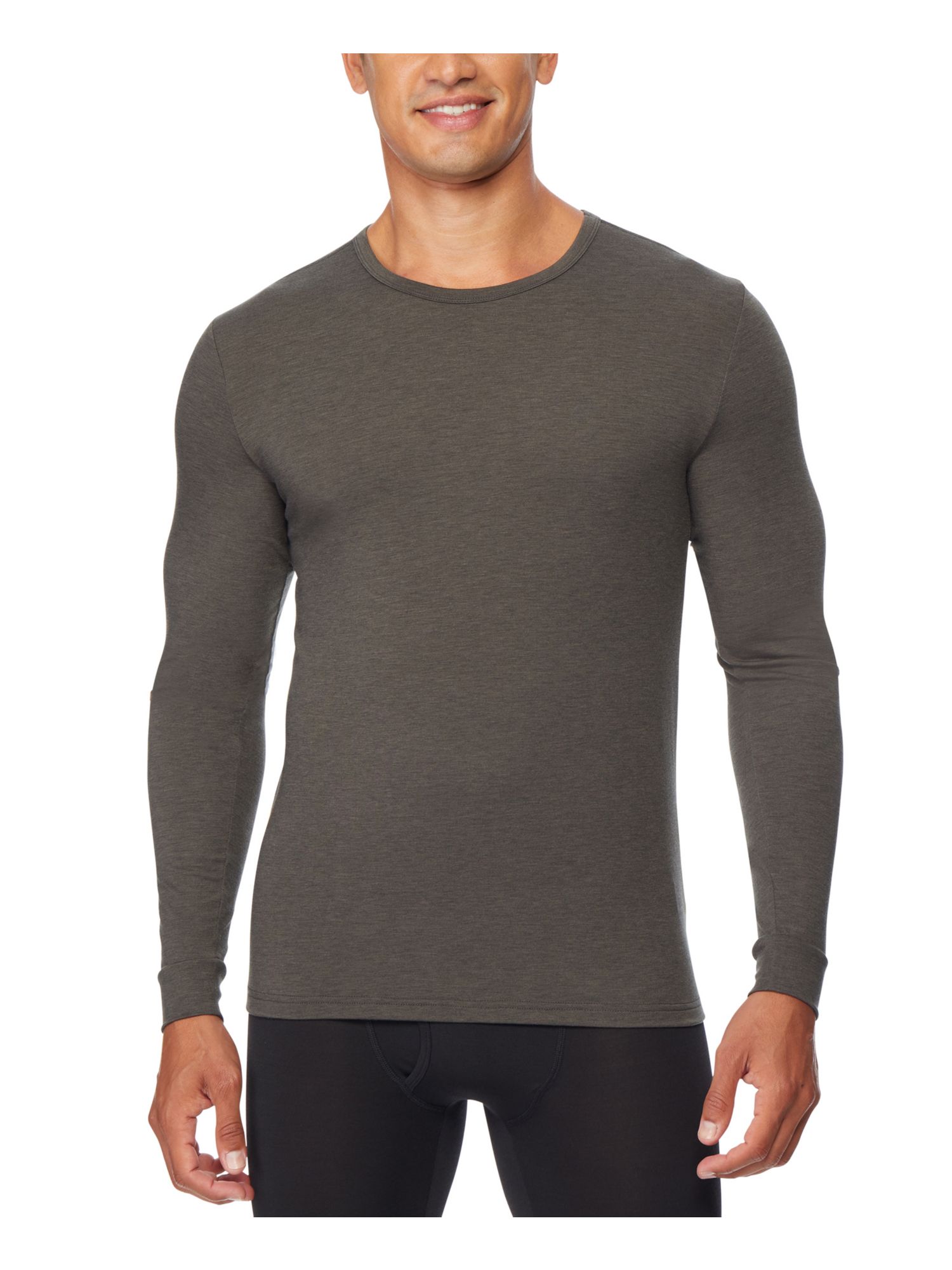 32 DEGREES HEAT Intimates Green AntiStatic AntiOdor Stretch Base Layer Underwear M