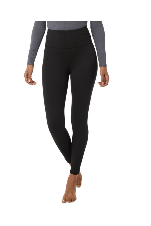 HEAT Womens Gray Stretch Heather High Waist Leggings M