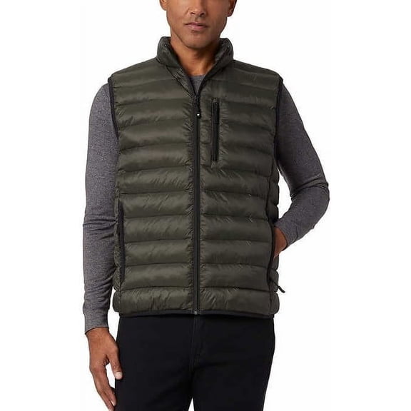 32 DEGREES Heat Mens Lightweight Down Alternative Vest (Green, XX-Large)
