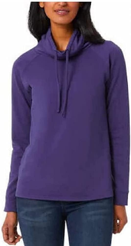 32 DEGREES Heat Women's Funnel Neck Long Sleeve Top (XS,Orion Blue)