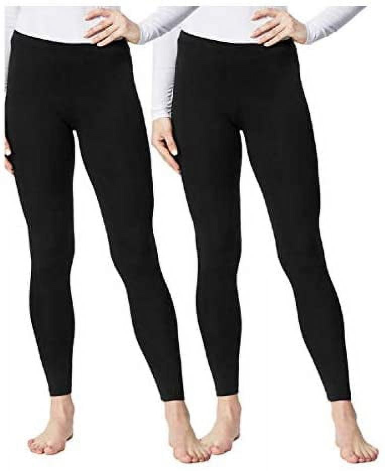 32 DEGREES Ladies' Base Layer Heat Pant 2-Pack (XL, Black) 