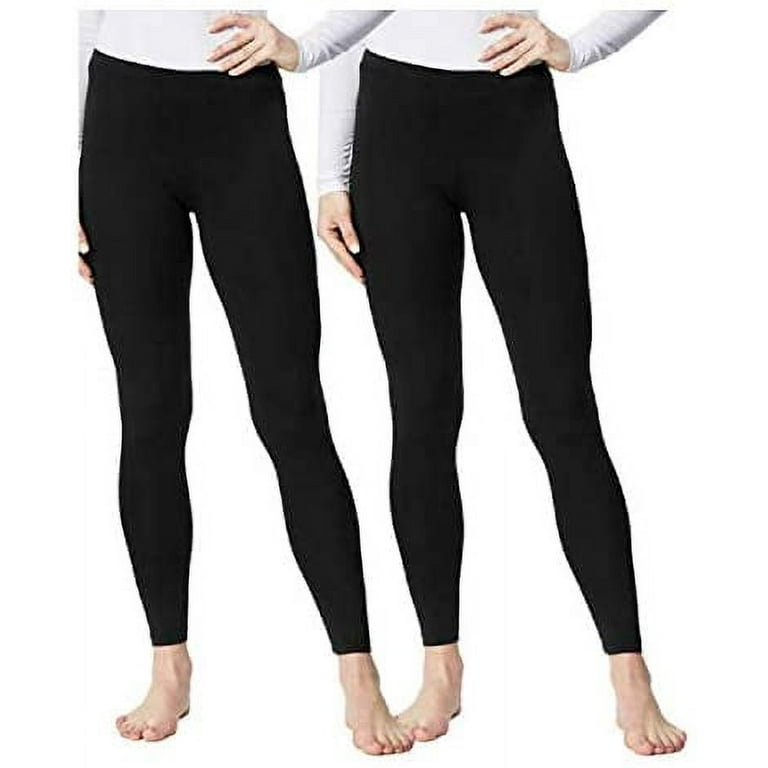32 DEGREES Ladies' Base Layer Heat Pant 2-Pack (XL, Black)