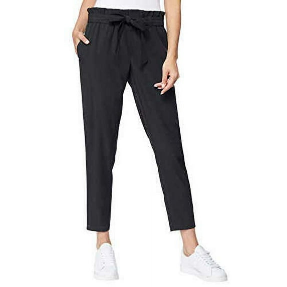 32 DEGREES Ladies' Tie Front Pant Black Large
