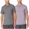 thumbnail image 1 of 32 DEGREES Men’s Polo, 2-Pack (Dark Grey Haze SD/HT Violet, XXL) New with box/tags, 1 of 3