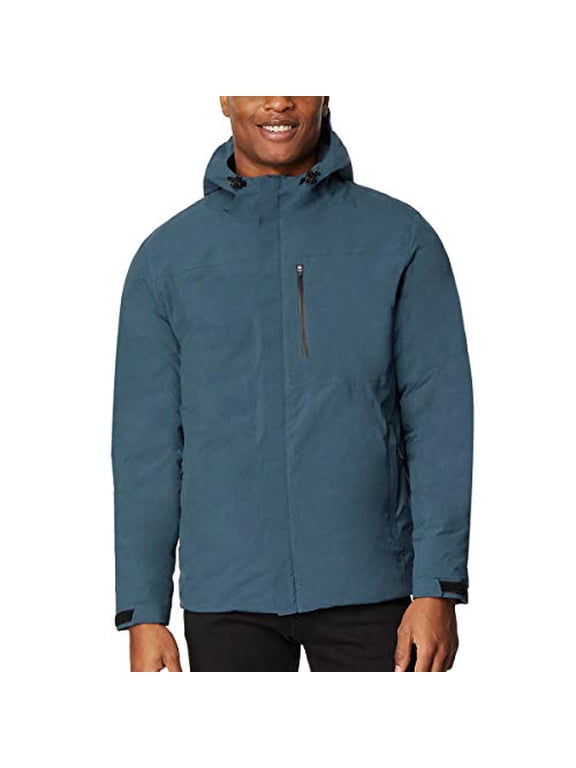 Men's Waterproof Winter Jacket (S, Blue)