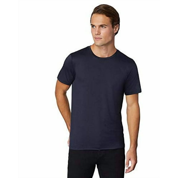 32 DEGREES Mens Cool Quick Dry Active Basic Crew T-Shirt, Navy, X-Large