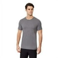 thumbnail image 1 of 32 DEGREES Mens Cool Solid Crew Neck Tee Shirt, Dark Grey Heather, Size Small, 1 of 2