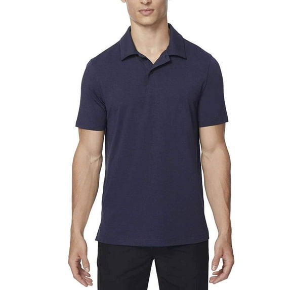 32 DEGREES Cool Men's Short Sleeve Polo Shirt (Stormy Night, X-Large)