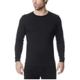 thumbnail image 1 of 32 DEGREES Weatherproof Mens Long Sleeve Crew Neck Black Large, 1 of 3