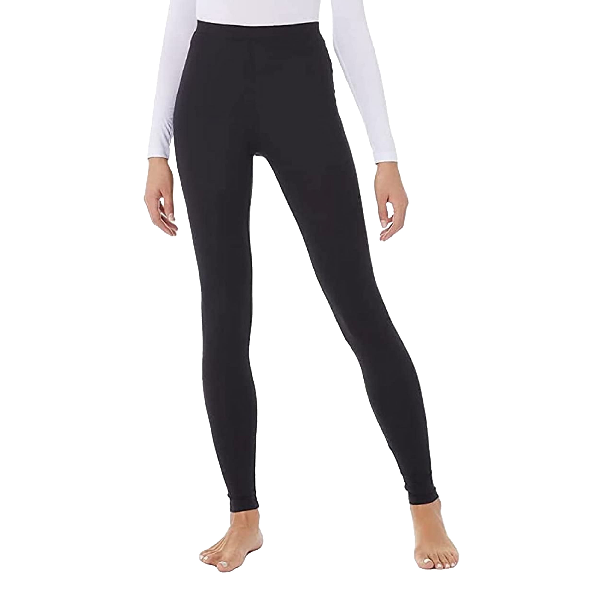 Women's 2 Pack Performance Ultra Light Thermal Legging, Black, Medium