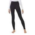 thumbnail image 1 of 32 DEGREES Women's 2 Pack Performance Ultra Light Thermal Baselayer Legging Pant, Black/Black, Medium, 1 of 3