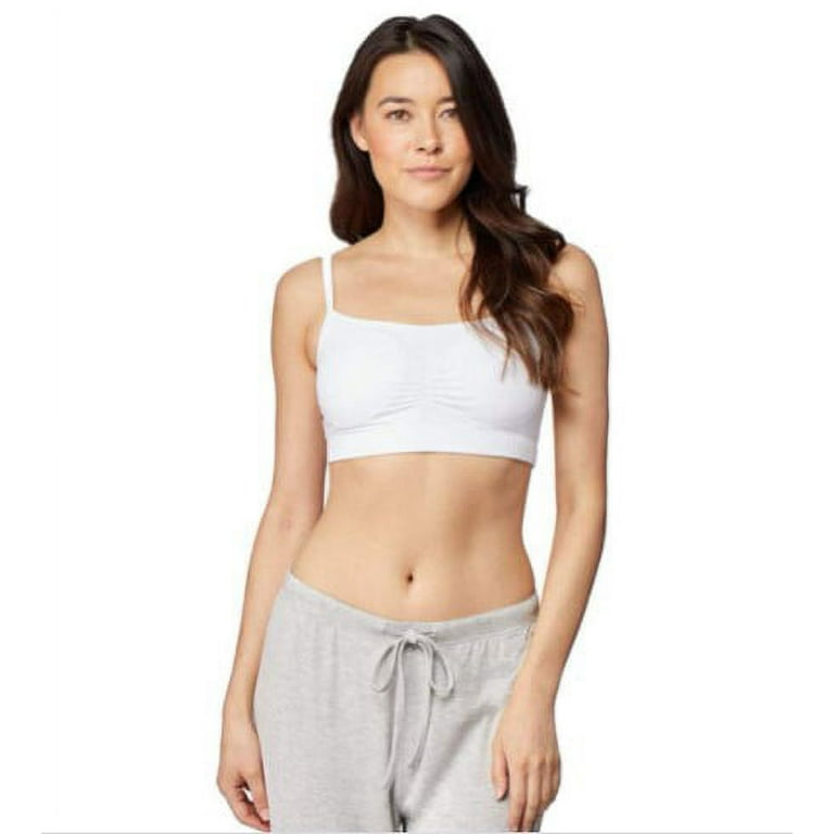 32 DEGREES Womens Cool Wicking Casual Sports Bralette (Medium, white) 
