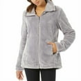 thumbnail image 1 of 32 DEGREES Womens Front Pockets Plush Jacket, 1 of 1