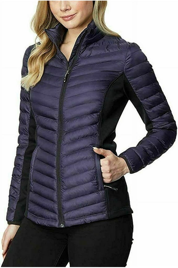 Womens Mixed Media Jacket,X-Small