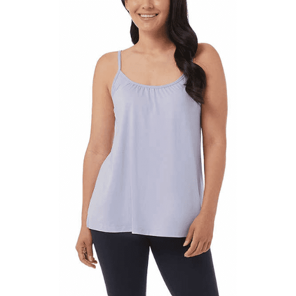 32 DEGREES Womens Plus Size Cool Bra Relaxed Cami Light Blue, M