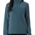 thumbnail image 1 of 32 DEGREES Womens Snap Arctic Fleece Pullover,Midnight Muse,Medium, 1 of 1