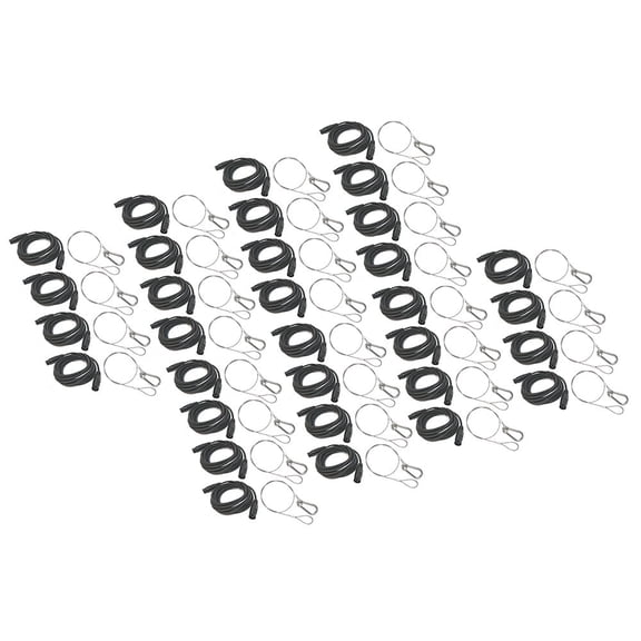 (32) DJ Pro Lighting 15 Foot 3 Pin Light DMX Cable & (32) Safety Cables Package