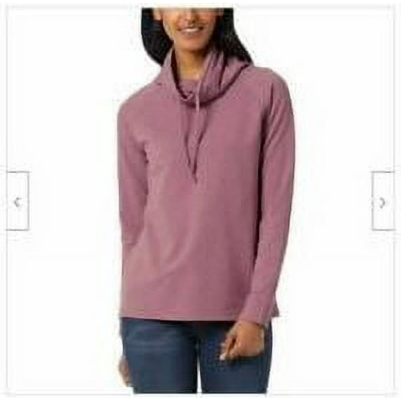 32 Degree Heat Women’s Funnel Neck Sweatshirt Size: XL, Color: Ballerina Pink