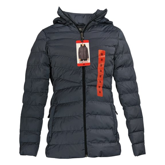 32 Degree Women's Winter Jacket Size M Hooded Gray 1412210