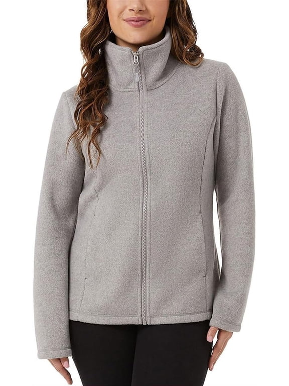 Activewear Brushed Faux Wool Lightweight, Jacket (Women's Large)