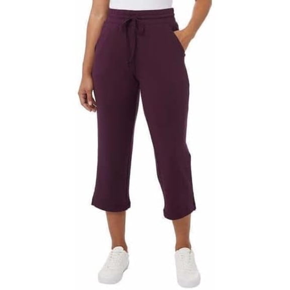 32 Degrees Cool Ladies' Pull-on Capri Size: S, Color: Agate Purple