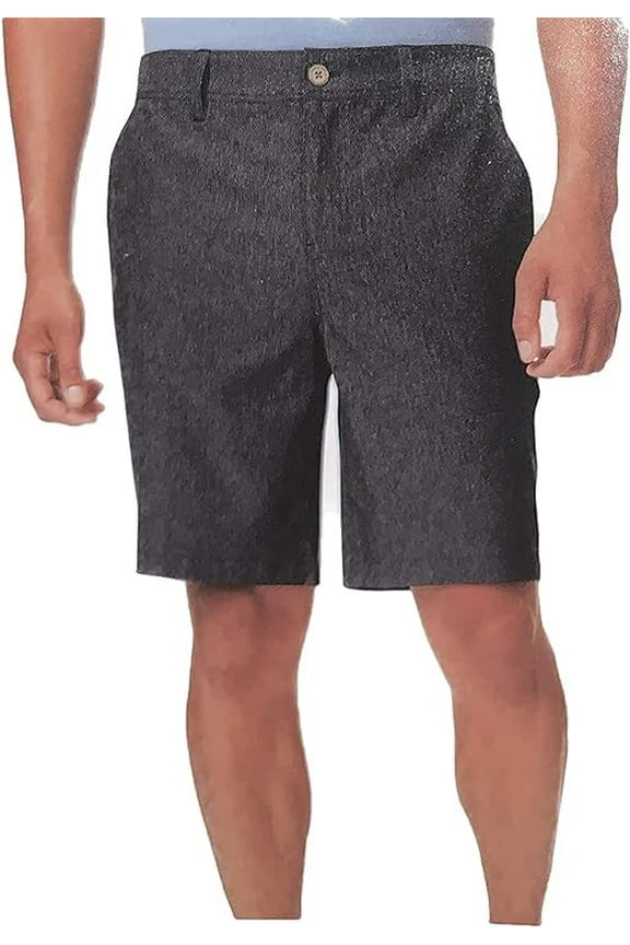 Cool Men's Performance Shorts (Black Melange 2 Tone, 38)