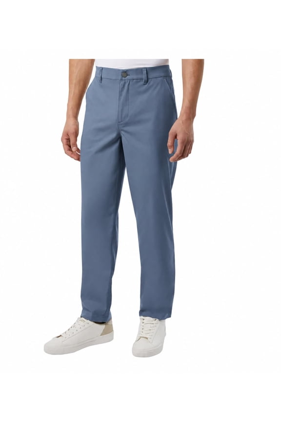 Cool Men's Stretch Chino Pant (Blue, 30W x 30L)