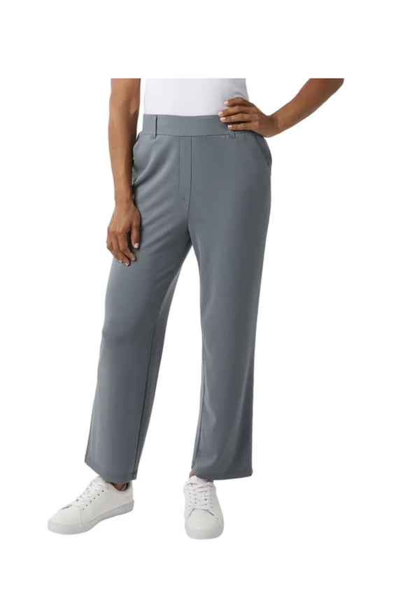 Cool Women's Stretch Twill Pull On Pant with Pockets (US, Alpha, X-Large, Regular, Regular, Blue)