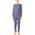 thumbnail image 1 of 32 Degrees Heat Boys Long Sleeve Crew Neck and Legging Set Heather Navy Medium, 1 of 3