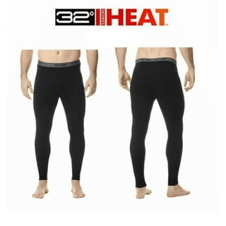 32 Degrees Mens Base Layers Thermals in Mens Outdoor Clothing Black Walmart