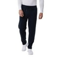 thumbnail image 1 of 32 Degrees Men's Drawstring Straight Leg Blue Sweatpants, Large, 1 of 4