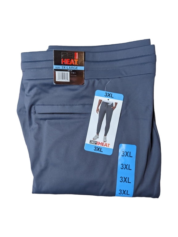 Heat Men's Soft Tech Gray Jogger Sweat Pants 3XL