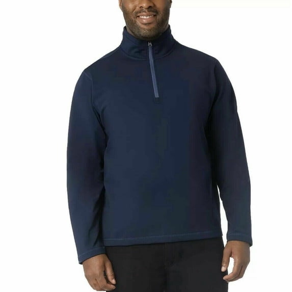 32 Degrees Heat Men s Tech 1/4 zip Pullover, Stormy Night Navy Size XXL