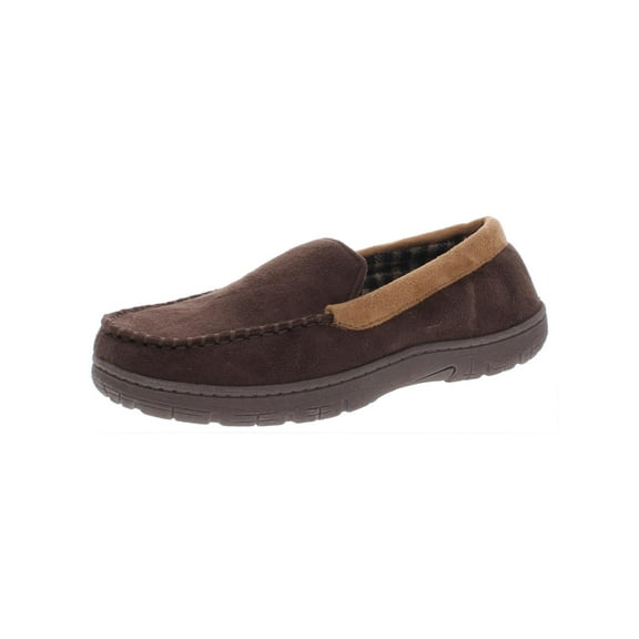 32 Degrees Heat Mens Faux Suede Indoor/Outdoor Loafer Slippers