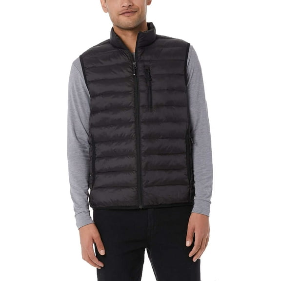 32 Degrees Heat Mens Lightweight Down Alternative Vest (Black Medium)