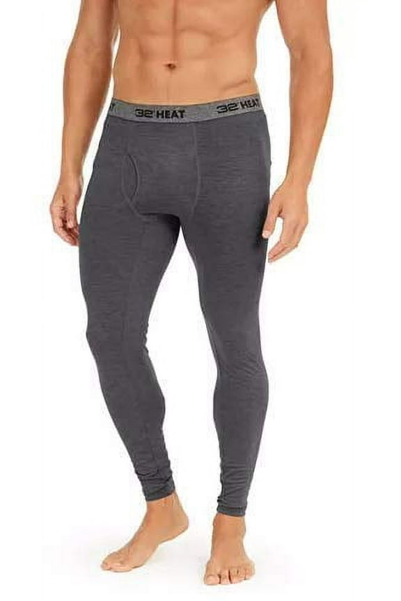 Heat Plus Extra Warm Mens 1 Pair of Leggings (Black, Large)