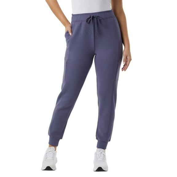 32 Degrees Heat Women's Active Tech Jogger Pant with Pockets (Blue/Large)