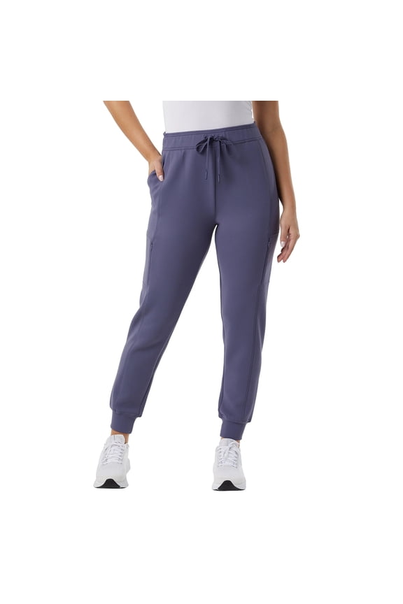 Heat Women's Active Tech Jogger Pant with Pockets (Blue/Large)