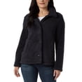thumbnail image 1 of 32 Degrees Women's Cozy Fleece Button Front Jacket - Navy - XL, 1 of 4