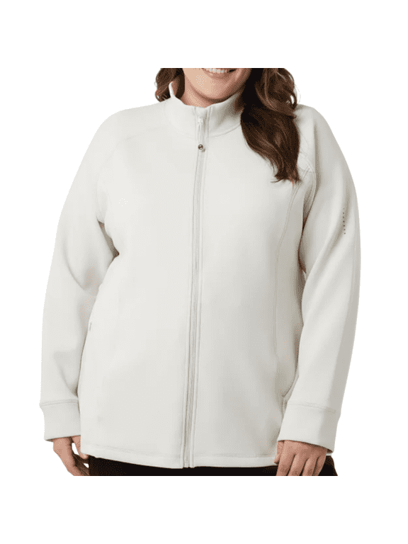 Heat Women's Full Zip Active Tech Jacket, Tan, XXL