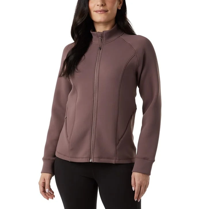 32 Degrees Heat Women's Full Zip Active Tech Jacket (Black/Small