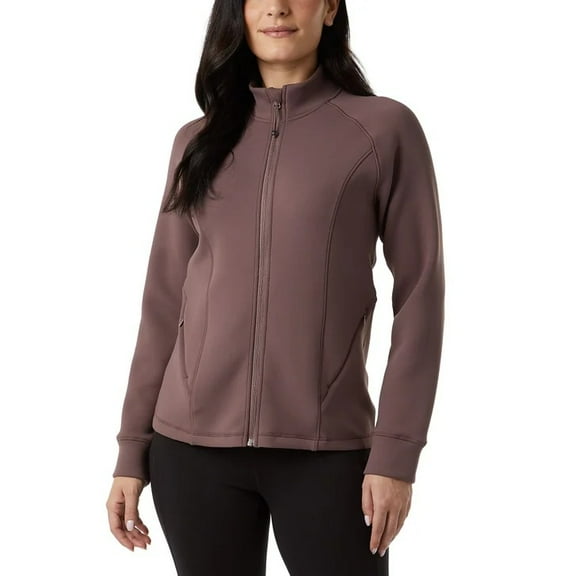 32 Degrees Heat Women's Full Zip Active Tech Jacket (Black/Small)
