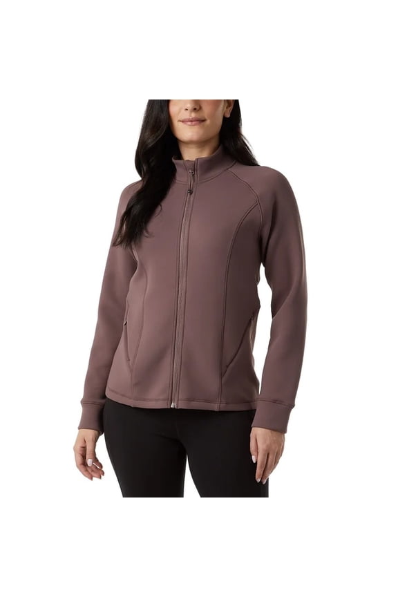 Heat Women's Full Zip Active Tech Jacket (Black/Small)