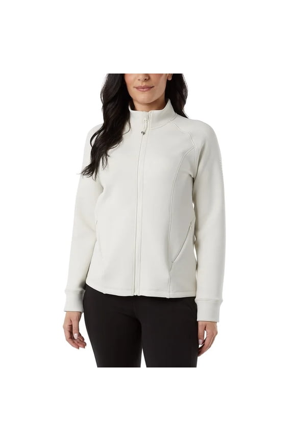 Heat Women's Full Zip Active Tech Jacket (US, Alpha, X-Large, Regular, Regular, Tan)
