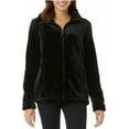 thumbnail image 1 of 32 Degrees Heat Women's Full Zip Plush Jacket (Black, XXL), 1 of 3