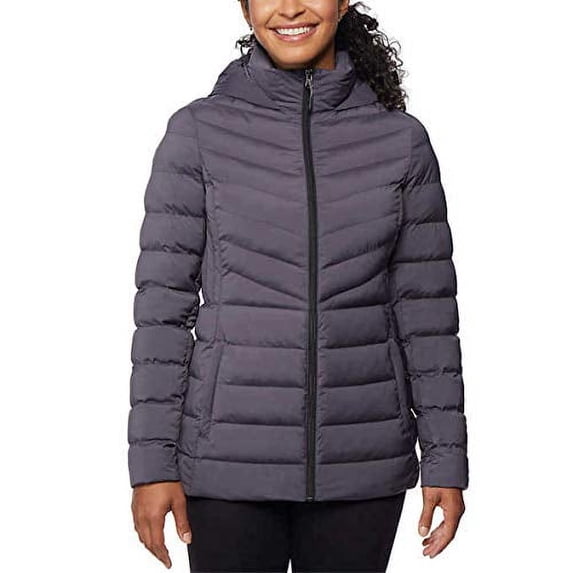 32 Degrees Heat Women's Hooded 4-Way Stretch Jacket (Periscope, XX-Large)