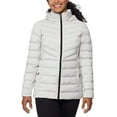 thumbnail image 1 of 32 Degrees Heat Women's Hooded 4-Way Stretch Jacket Silver post Medium, 1 of 3