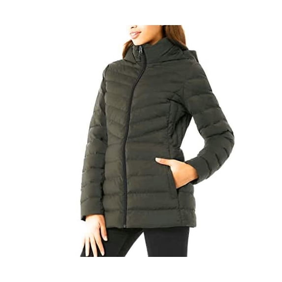 32 Degrees Heat Women's Hooded 4-Way Stretch Jacket Size: Small, Color: Arol Green